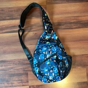 Blue Patterned Women's Sling Bag